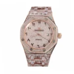 Audemars Piguet Royal Oak AP160SF296 “Iced Out Rose Gold” Top Grade Replica - Image 2