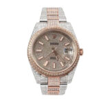 Rolex Datejust 126303 “Two-Tone Iced Out” Premium Duplicate Edition