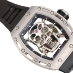 Richard Mille RM 52-01 Tourbillon “Skull” Grey Exclusive Clone Edition - Image 3