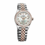Rolex Lady-Datejust 279381RBR Everose Gold Sundust Diamond High-End Replica 1:1 - Image 2
