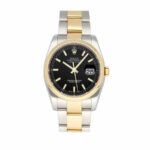 Rolex Datejust Yellow Gold Black Dial 116203 “Oyster” Master Clone Quality