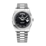 Rolex Day-Date 218206 “Black Dial” Supreme Replica Edition